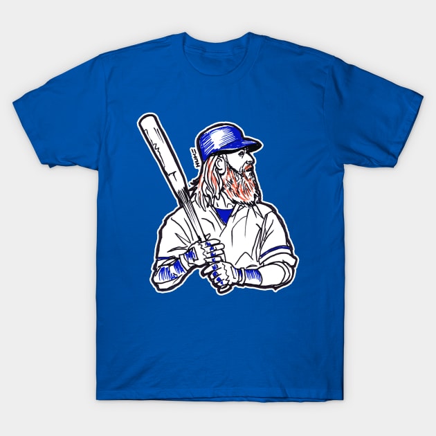 Beards and Baseball T-Shirt by sketchnkustom